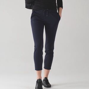 Lululemon On The Fly Pant *28", Midnight Navy | Sz 6
